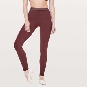 Lululemon Principal Dancer‎ Golden Lined Tights